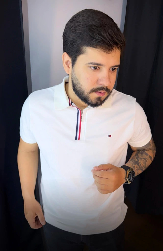 Polo Tommy Hilfiger | Gola em Zíper