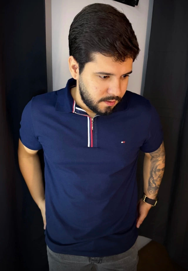 Polo Tommy Hilfiger | Gola em Zíper