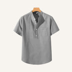 Camisa Masculina de Linho Old Money Bellacourt