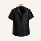 Camisa Masculina de Linho Old Money Bellacourt