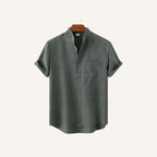 Camisa Casual Masculina Gola Padre Beaumont