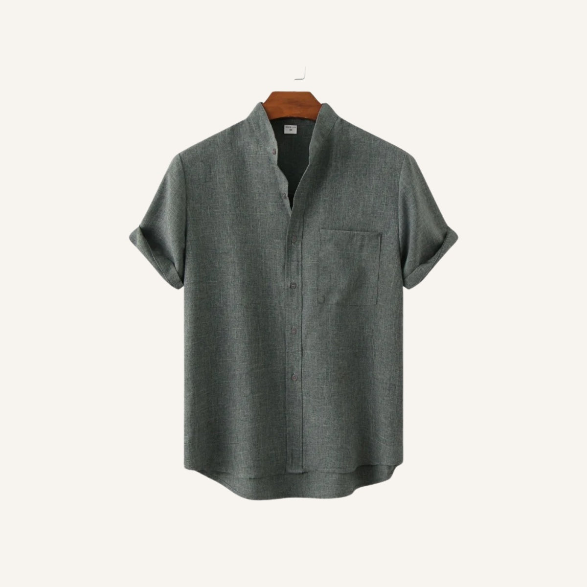 Camisa Casual Masculina Gola Padre Beaumont