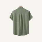 Camisa Casual Masculina Gola Padre Beaumont