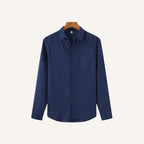 Camisa Masculina de Linho 100% Manga Longa Milford