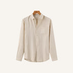 Camisa Masculina de Linho 100% Manga Longa Milford