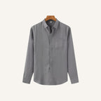 Camisa Masculina de Linho 100% Manga Longa Milford