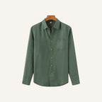 Camisa Masculina de Linho 100% Manga Longa Milford