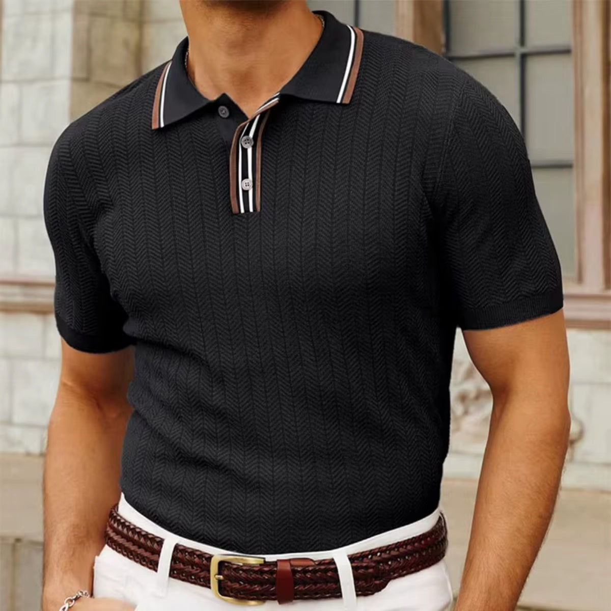 Camisa Polo Canelada Loreanni