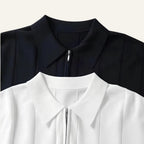 Camisa Polo Masculina com Meio Zíper Old Money Valence