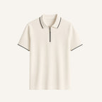 Camisa Polo com Zíper Old Money Manttan
