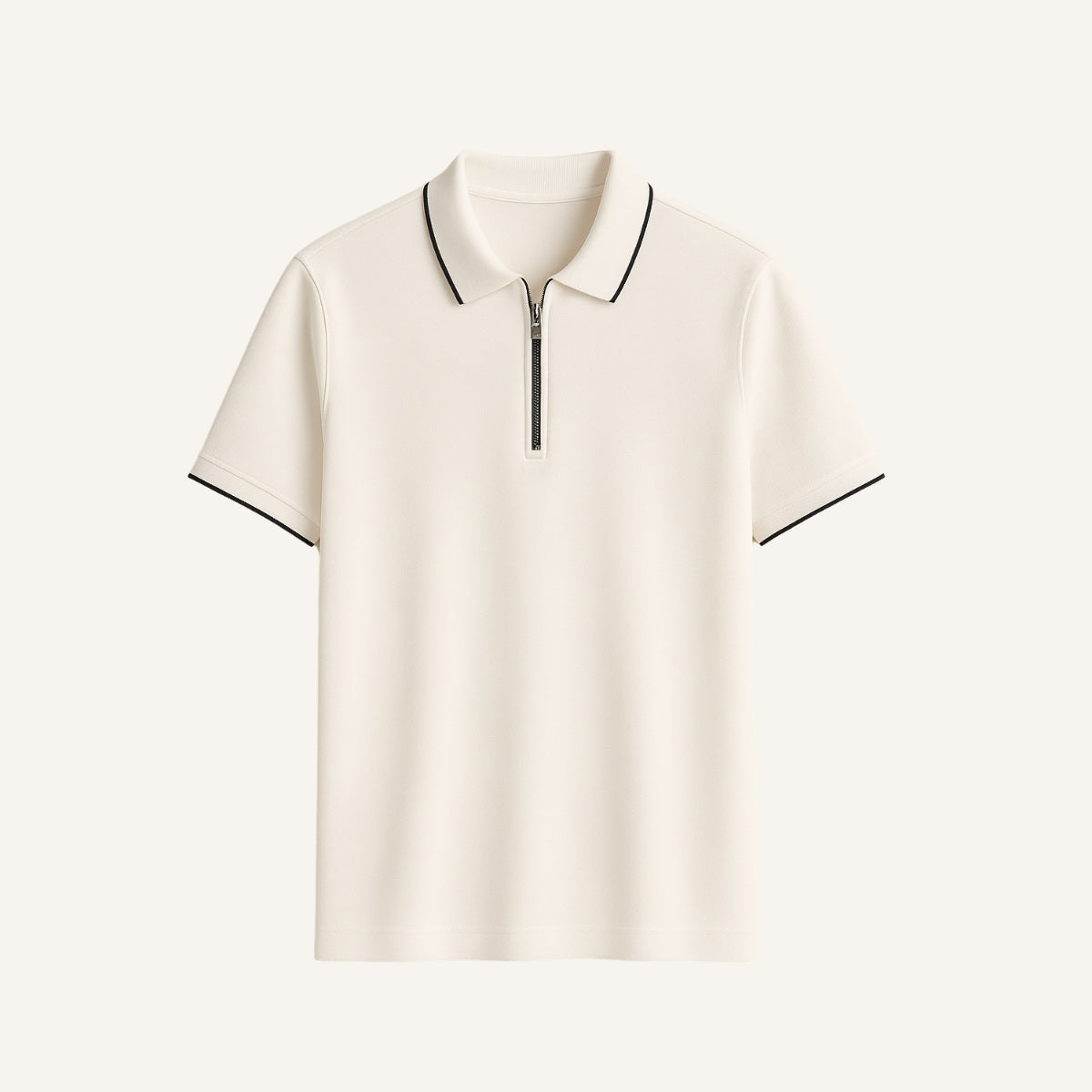 Camisa Polo com Zíper Old Money Manttan