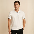 Camisa Polo com Zíper Old Money Manttan
