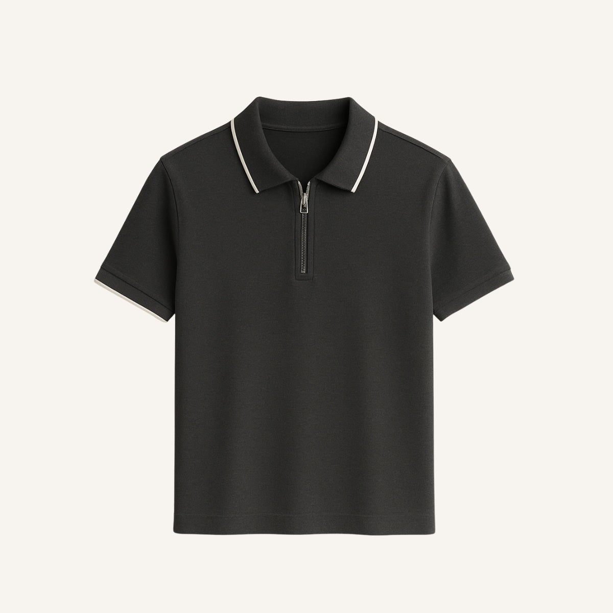 Camisa Polo com Zíper Old Money Manttan