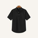 Camisa Polo de Linho Casablanca