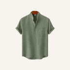 Camisa Casual Masculina Gola Padre Beaumont