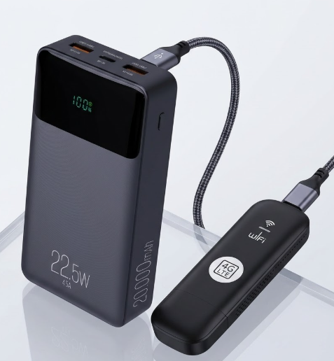 LinkGo - Roteador Wifi USB + Power Bank Pro 20000mAH