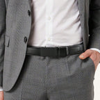 Cinto de Couro Masculino Civano Carbon