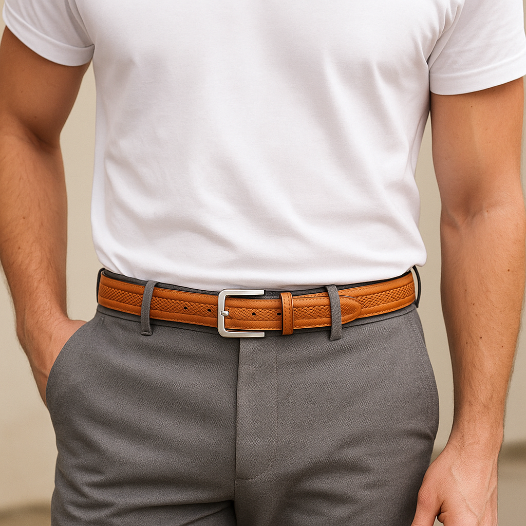 Cinto de Couro Masculino Civano West