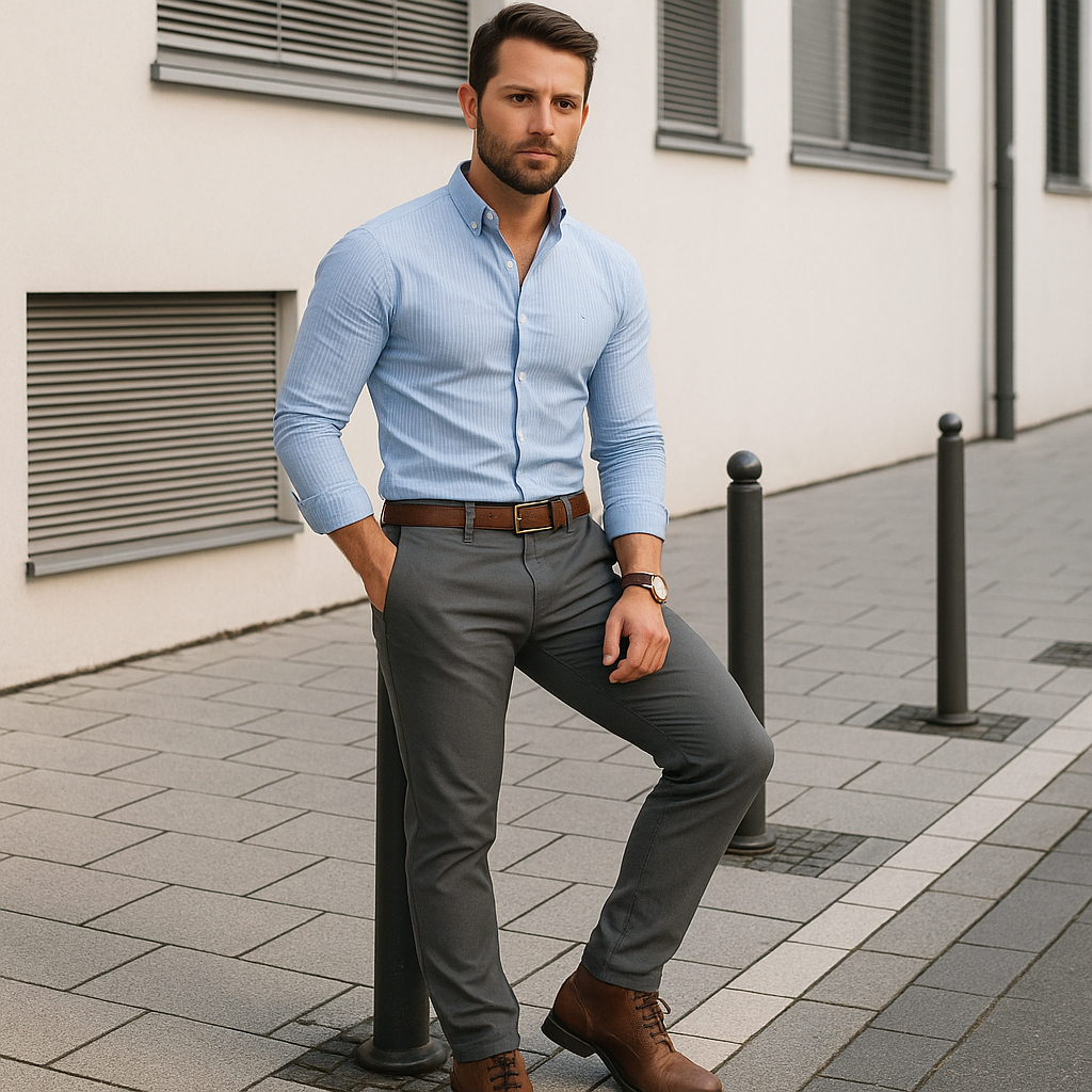 Cinto de Couro Masculino Civano West
