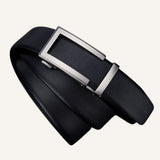 Preto/Fivela Prata