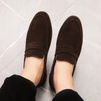 Mocassim Loafer Masculino de Camurça Piazzi