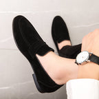 Mocassim Loafer Masculino de Camurça Piazzi