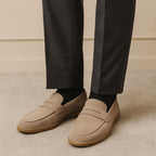 Mocassim Loafer de Camurça Masculino Master