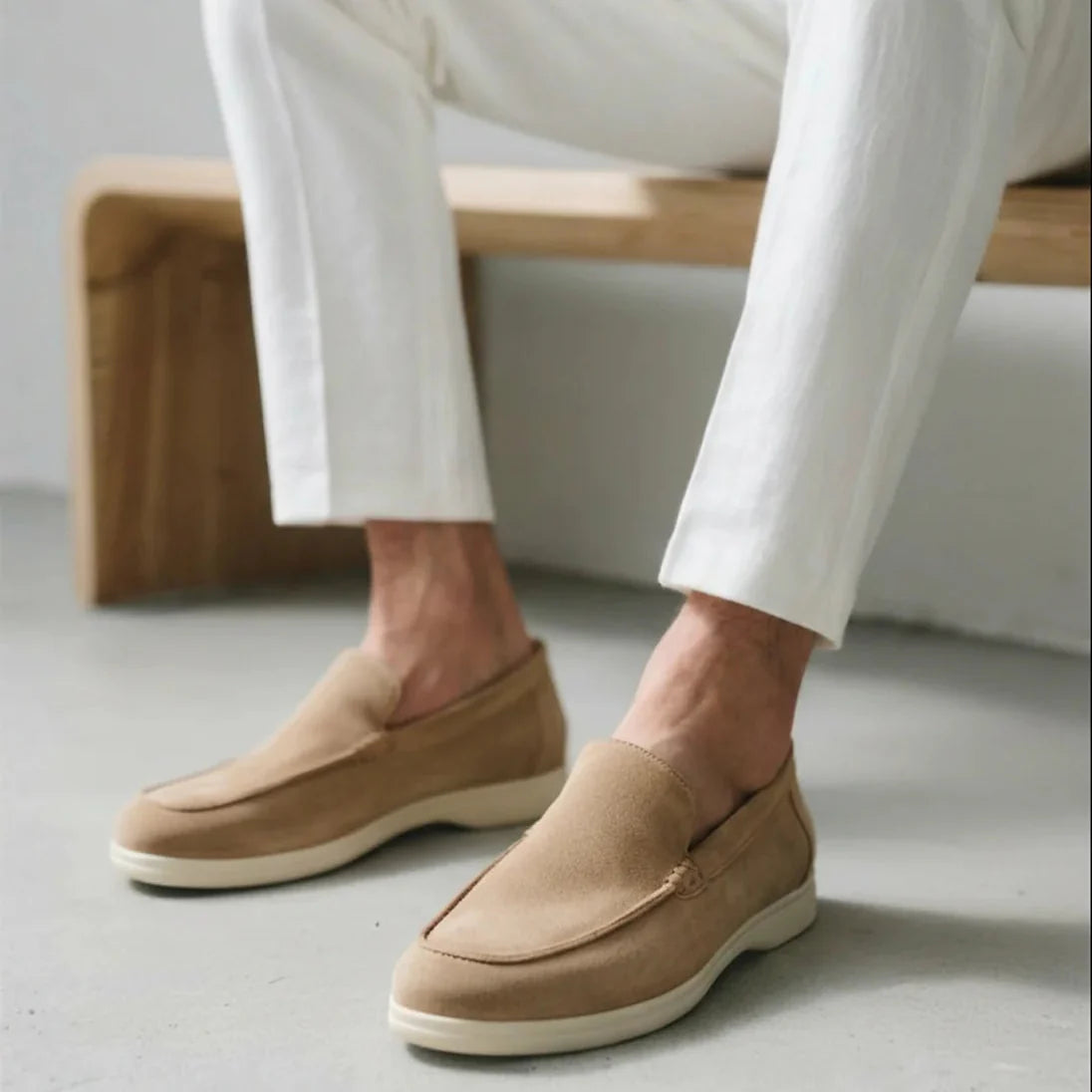 Mocassim de Camurça Masculino Venetto