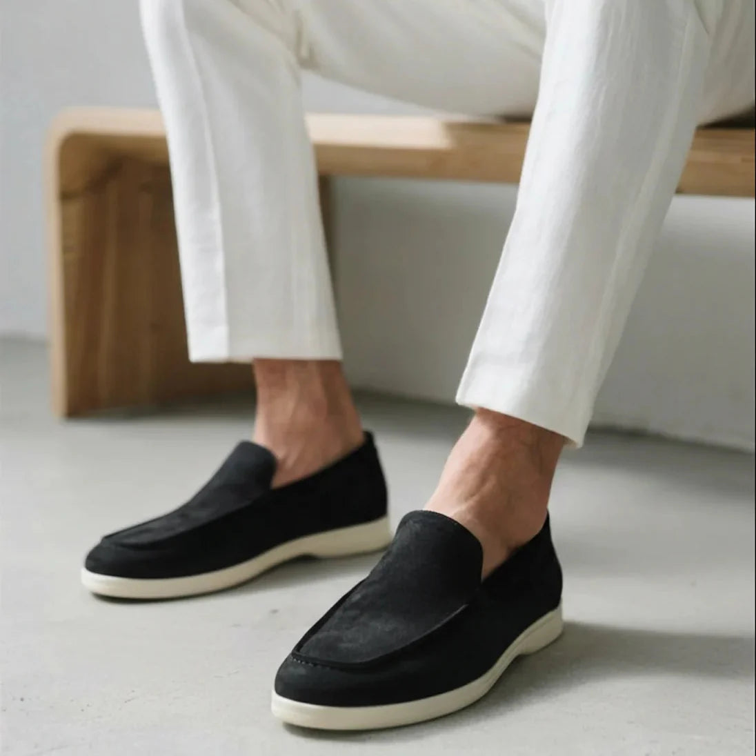 Mocassim de Camurça Masculino Venetto