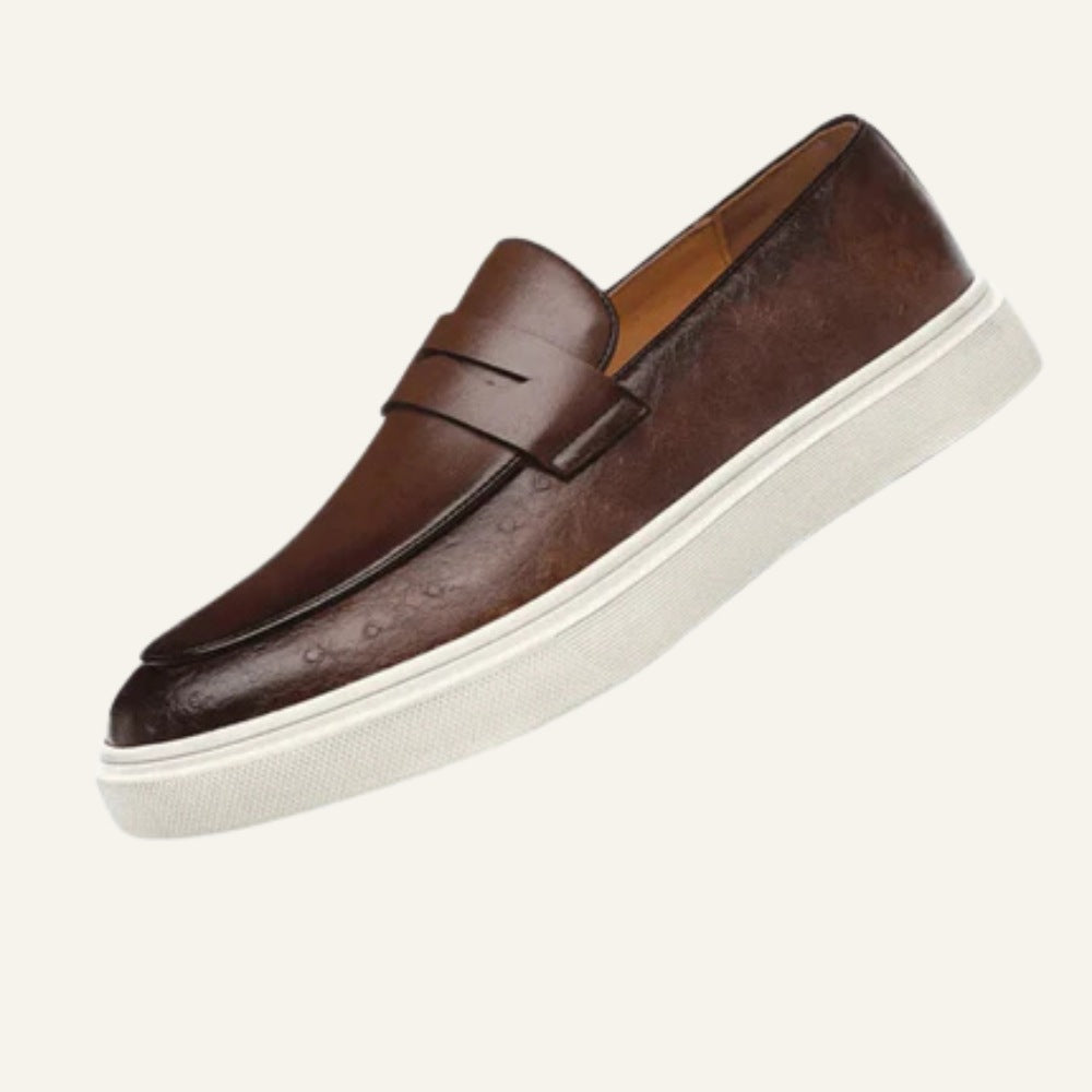 Mocassim de Couro Italiano Masculino Miliani