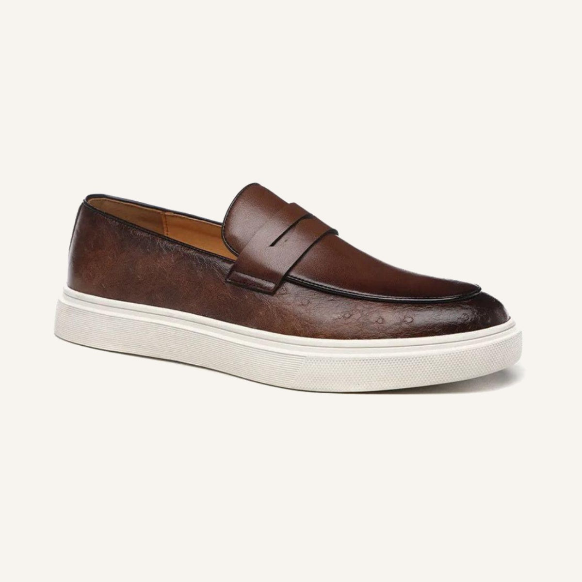 Mocassim de Couro Italiano Masculino Miliani