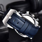 Relógio de Couro Masculino Benyar Luxe