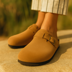 Sandália Clog de Camurça Portofino