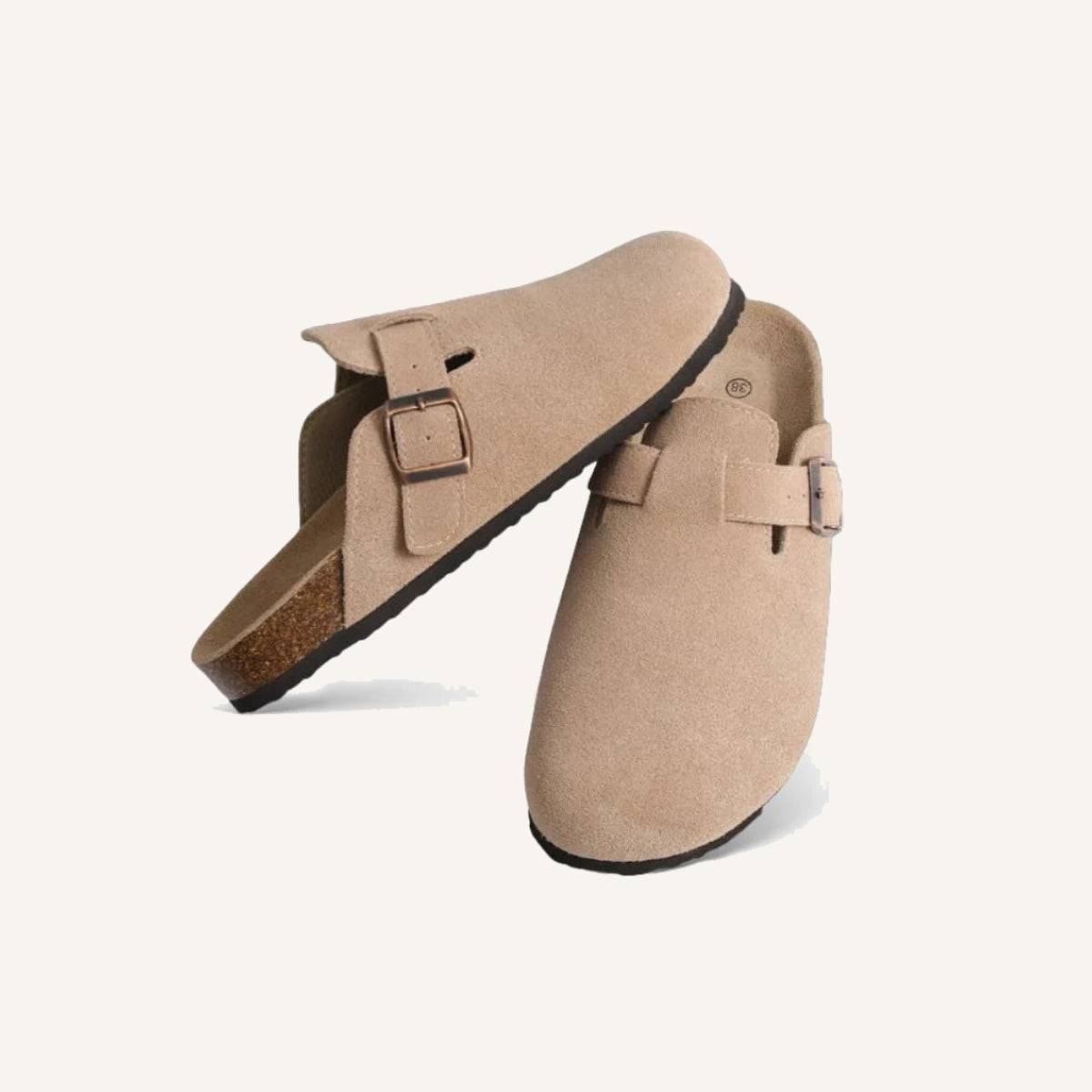 Sandália Clog de Camurça Portofino