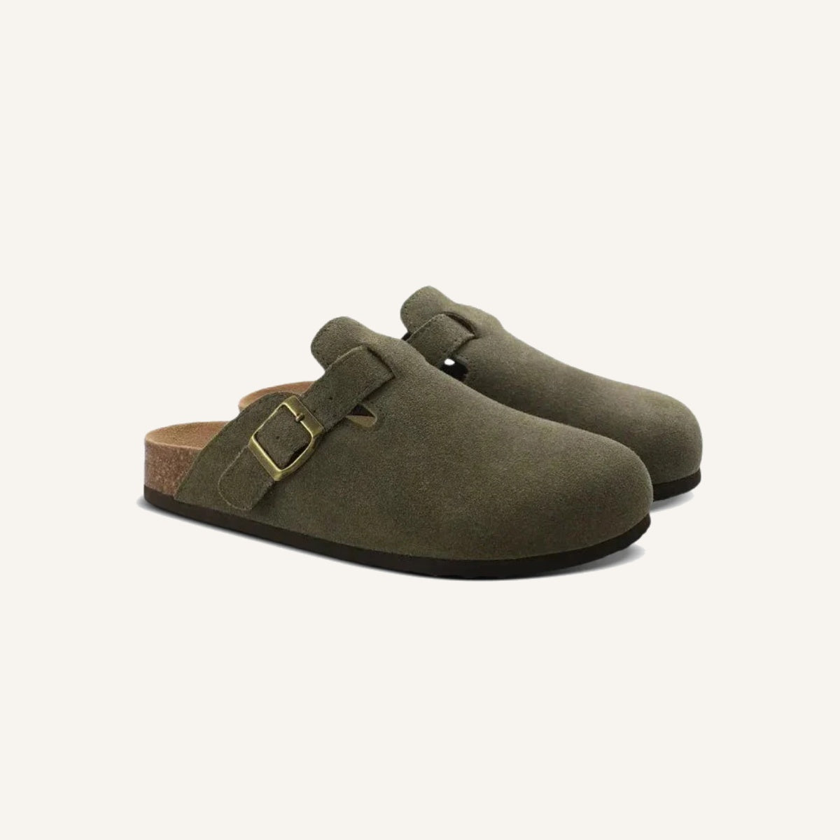 Sandália Clog de Camurça Portofino