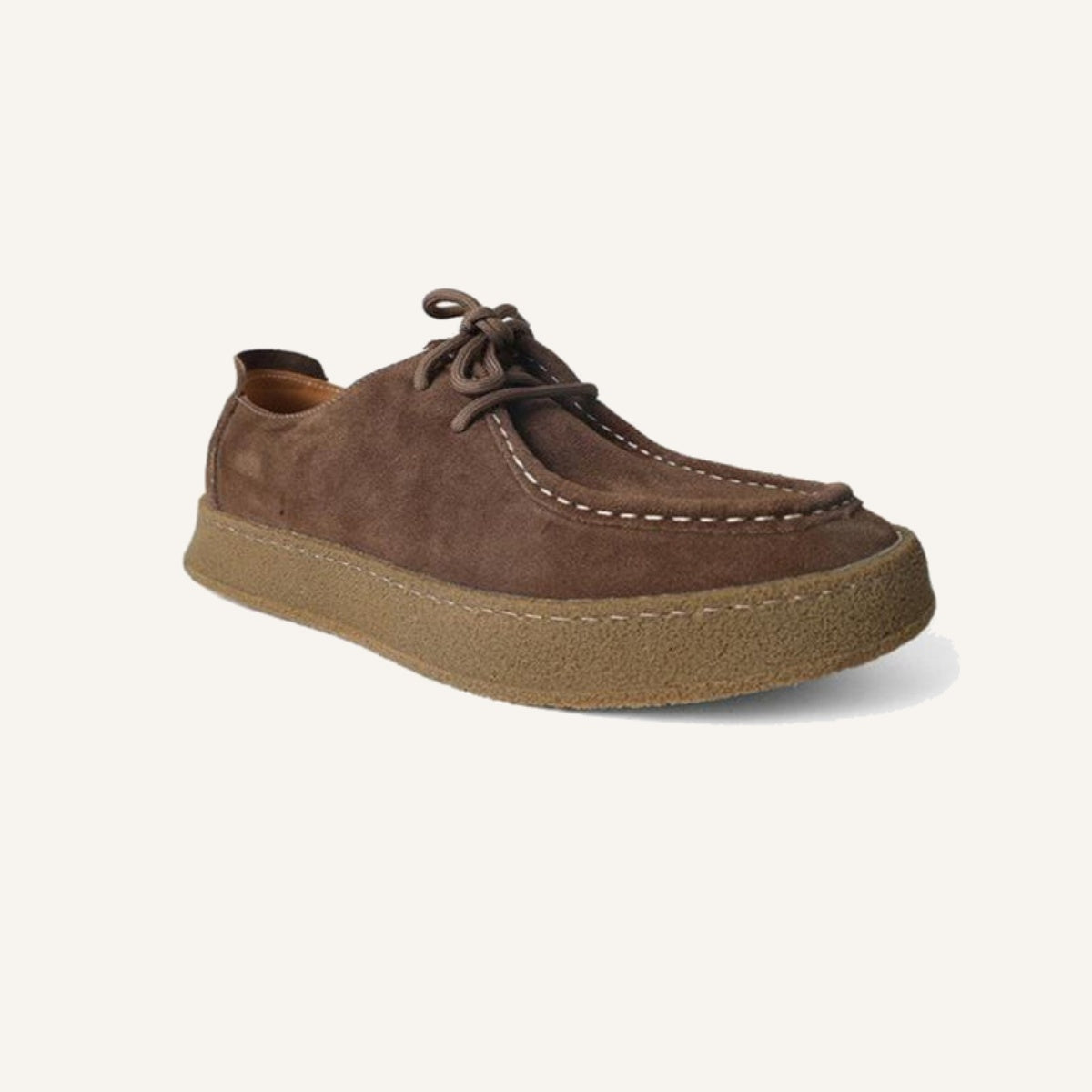 Sapato de Camurça Premium Sola Alta Craffito