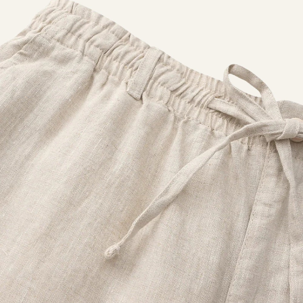 Short Masculino de Linho Old Money Milford