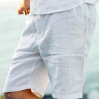 Short Masculino de Linho Old Money Milford