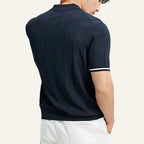 Camisa Polo Masculina com Meio Zíper Old Money Valence