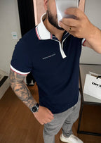 Polo Tommy Hilfiger | Gola Zíper e Friso
