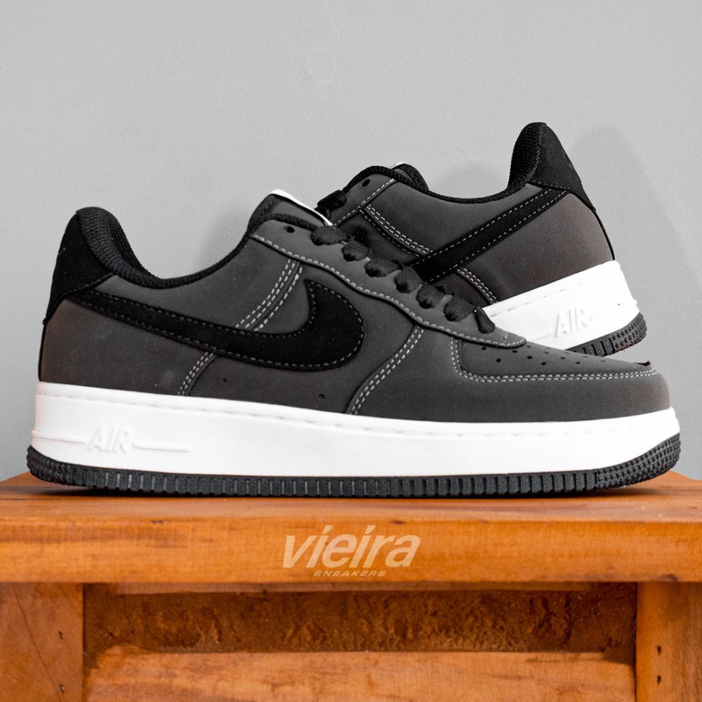 Tênis Air Force 1 - Chumbo/Branco [NOVO]