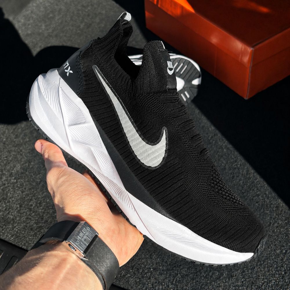 Tênis Air ZoomX Tecido Meia Respirável Preto